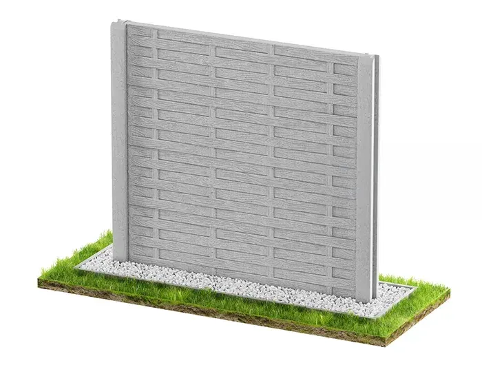 Betonzaun Beidseitig Modell 3 – Miko Beton Zaun