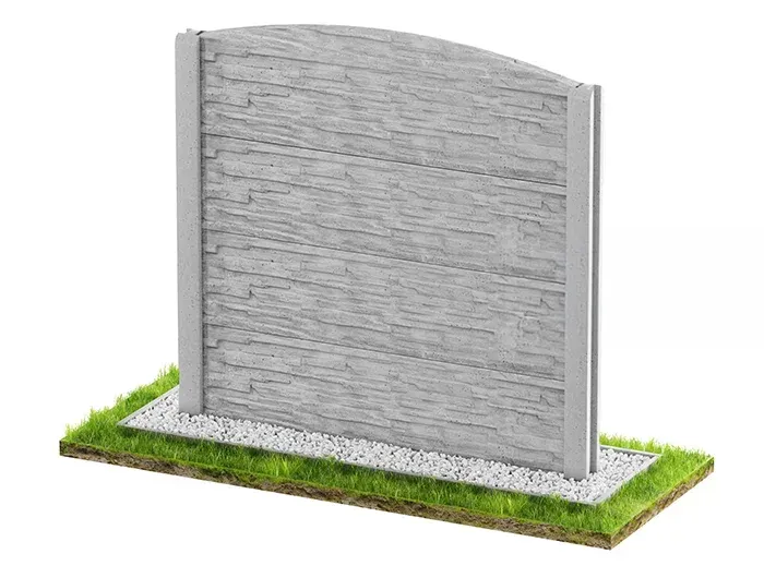 Betonzaun Beidseitig Modell 8 – Miko Beton Zaun