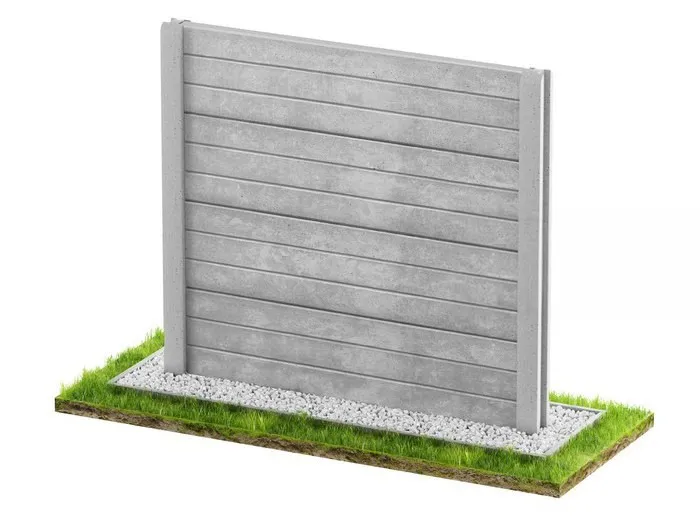 Betonzaun Beidseitig Modell 9 – Miko Beton Zaun