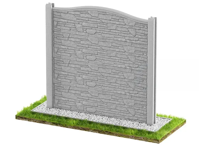 Betonzaun Modell Klassisch 1 – Miko Beton Zaun