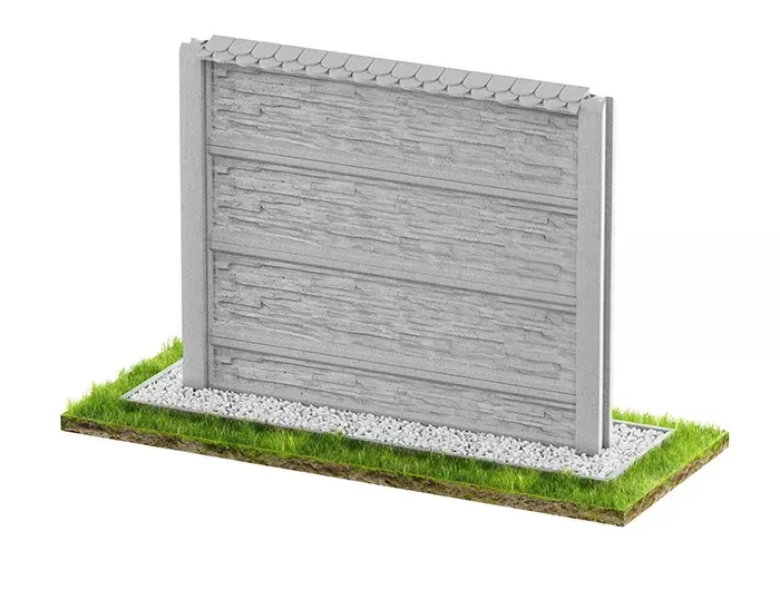 Betonzaun Klassisch Modell 10 – Miko Beton Zaun