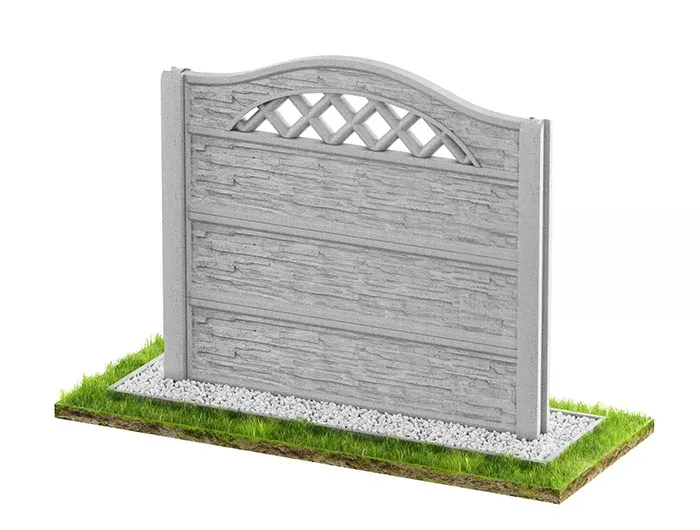 Betonzaun Klassisch Modell 12 – Miko Beton Zaun