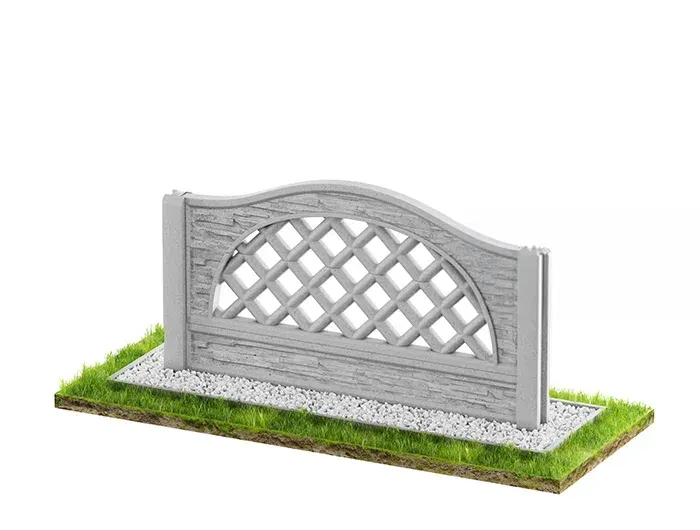 Betonzaun Klassisch Modell 14 – Miko Beton Zaun