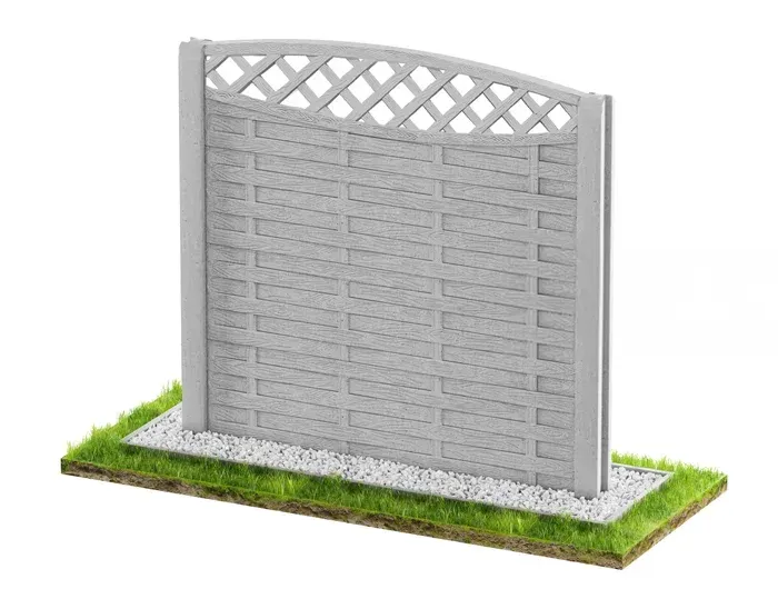 Betonzaun Klassisch Modell 19 – Miko Beton Zaun