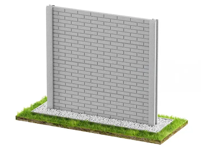 Betonzaun Klassisch Modell 26 – Miko Beton Zaun