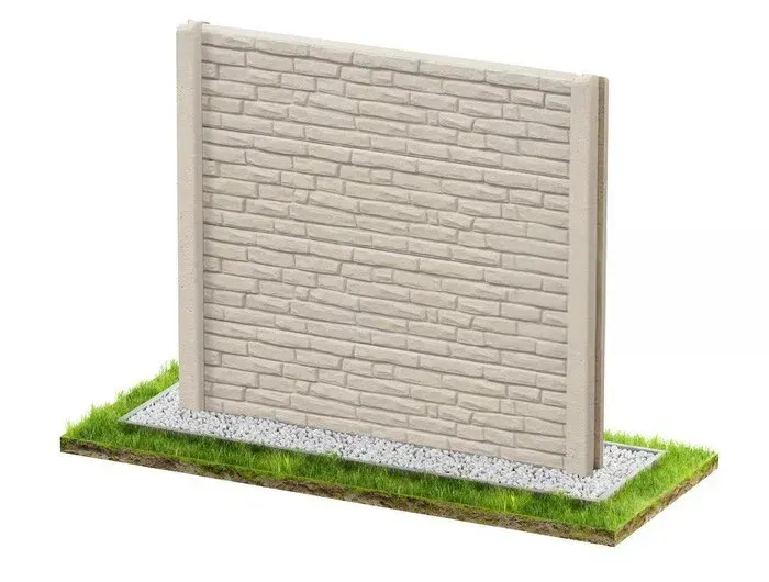 Betonzaun Klassisch Modell 30 – Miko Beton Zaun
