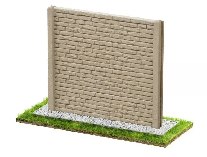 Betonzaun Klassisch Modell 31 – Miko Beton Zaun