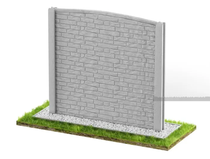 Betonzaun Klassisch Modell 34 – Miko Beton Zaun