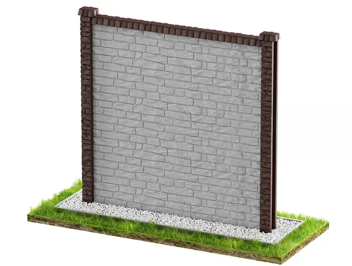 Betonzaun Klassisch Modell 35 – Miko Beton Zaun