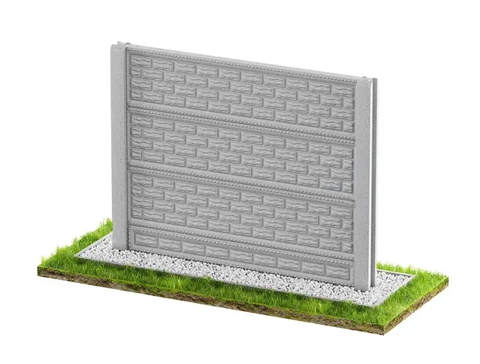 Betonzaun Klassisch Modell 38 – Miko Beton Zaun