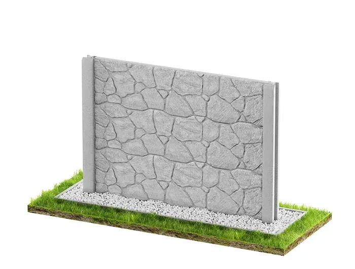 Betonzaun Klassisch Modell 49 – Miko Beton Zaun
