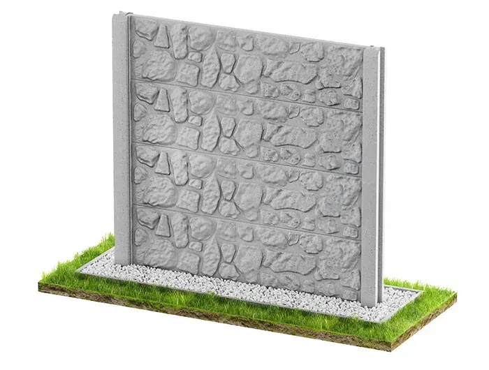 Betonzaun Klassisch Modell 51 – Miko Beton Zaun