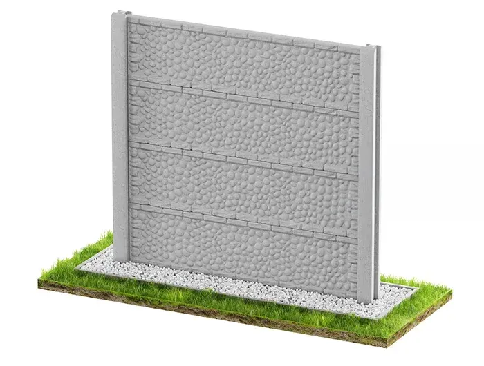 Betonzaun Klassisch Modell 53 – Miko Beton Zaun