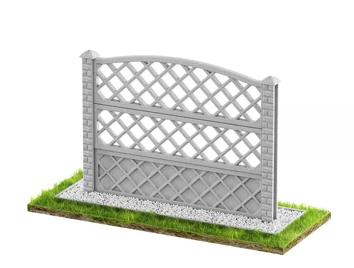 Betonzaun Klassisch Modell 60 – Miko Beton Zaun