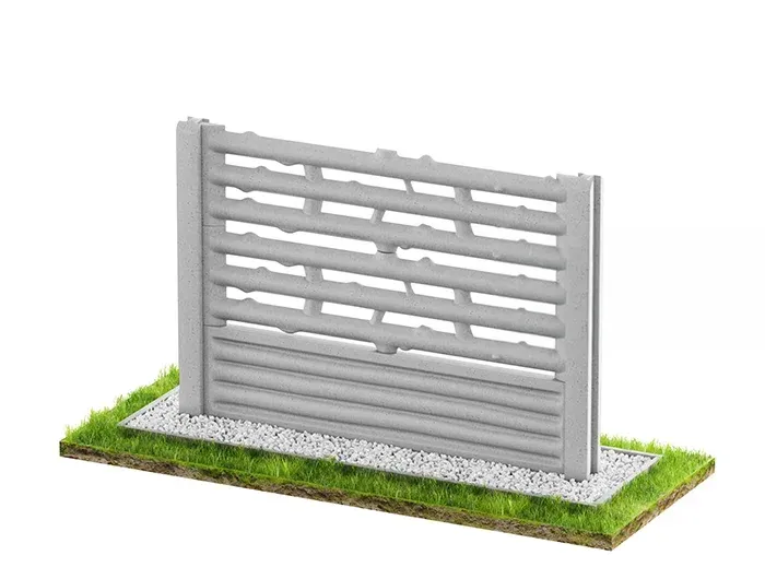 Betonzaun Klassisch Modell 65 – Miko Beton Zaun