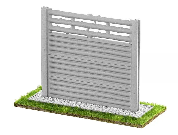 Betonzaun Klassisch Modell 67 – Miko Beton Zaun
