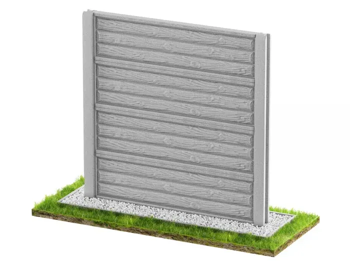 Betonzaun Klassisch Modell 68 – Miko Beton Zaun