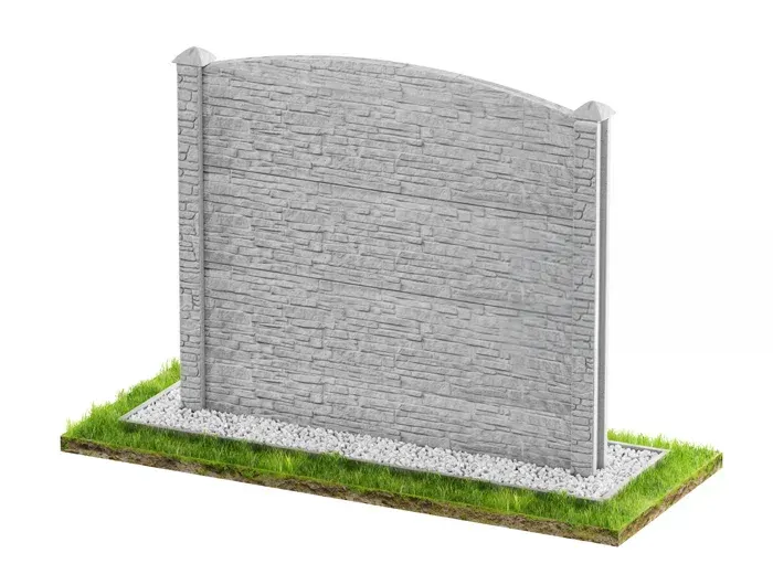 Betonzaun Klassisch Modell 7 – Miko Beton Zaun