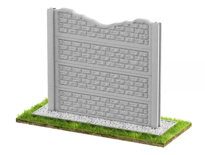 Betonzaun Klassisch Modell 73 – Miko Beton Zaun