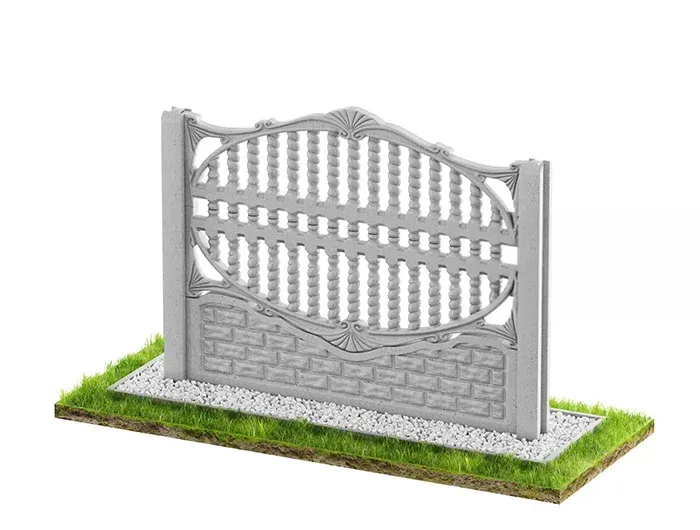 Betonzaun Klassisch Modell 76 – Miko Beton Zaun