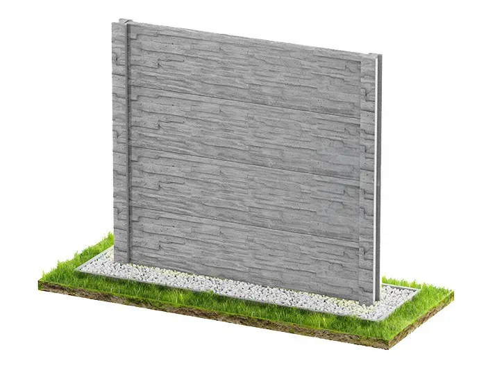 Betonzaun Klassisch Modell 77 – Miko Beton Zaun