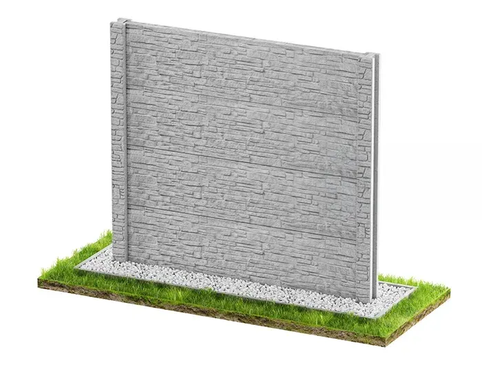 Betonzaun Klassisch Modell 8 – Miko Beton Zaun