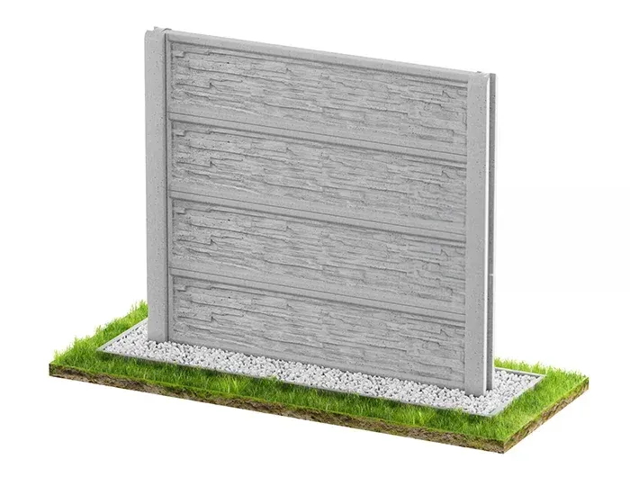 Betonzaun Klassisch Modell 9 – Miko Beton Zaun