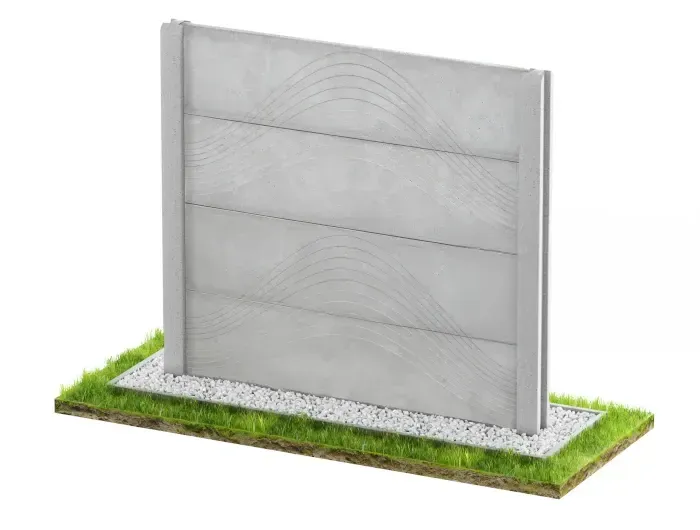 Betonzaun Modell Modern 1 – Miko Beton Zaun