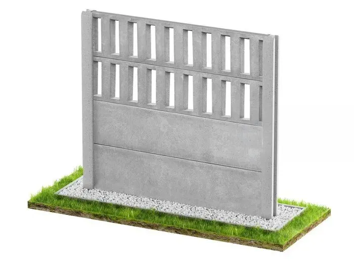 Betonzaun Modern Modell 3 – Miko Beton Zaun