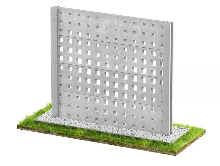 Betonzaun Modern Modell 4 – Miko Beton Zaun