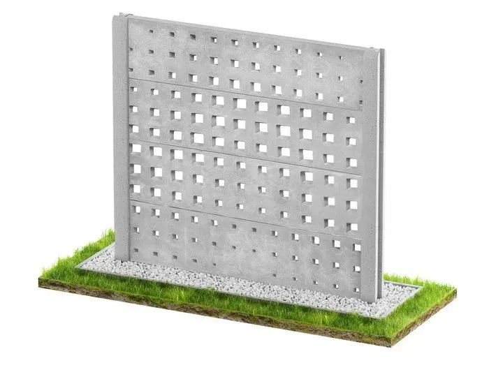 Betonzaun Modern Modell 5 – Miko Beton Zaun