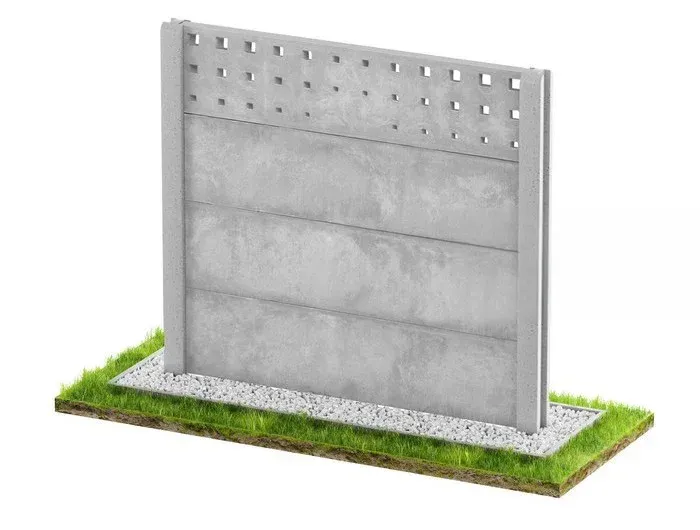 Betonzaun Modern Modell 7 – Miko Beton Zaun