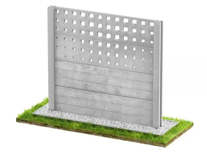 Betonzaun Modern Modell 9 – Miko Beton Zaun