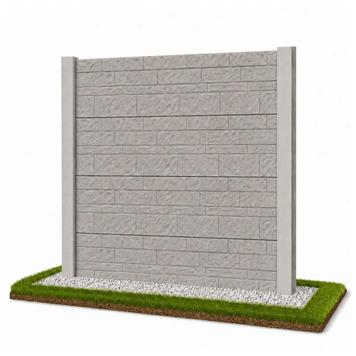 Neue Modern Linie Modell 01 – Miko Beton Zaun