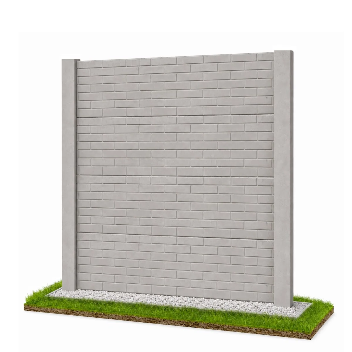 Neue Modern Linie Betonzaun Modell 11 – Miko Beton Zaun