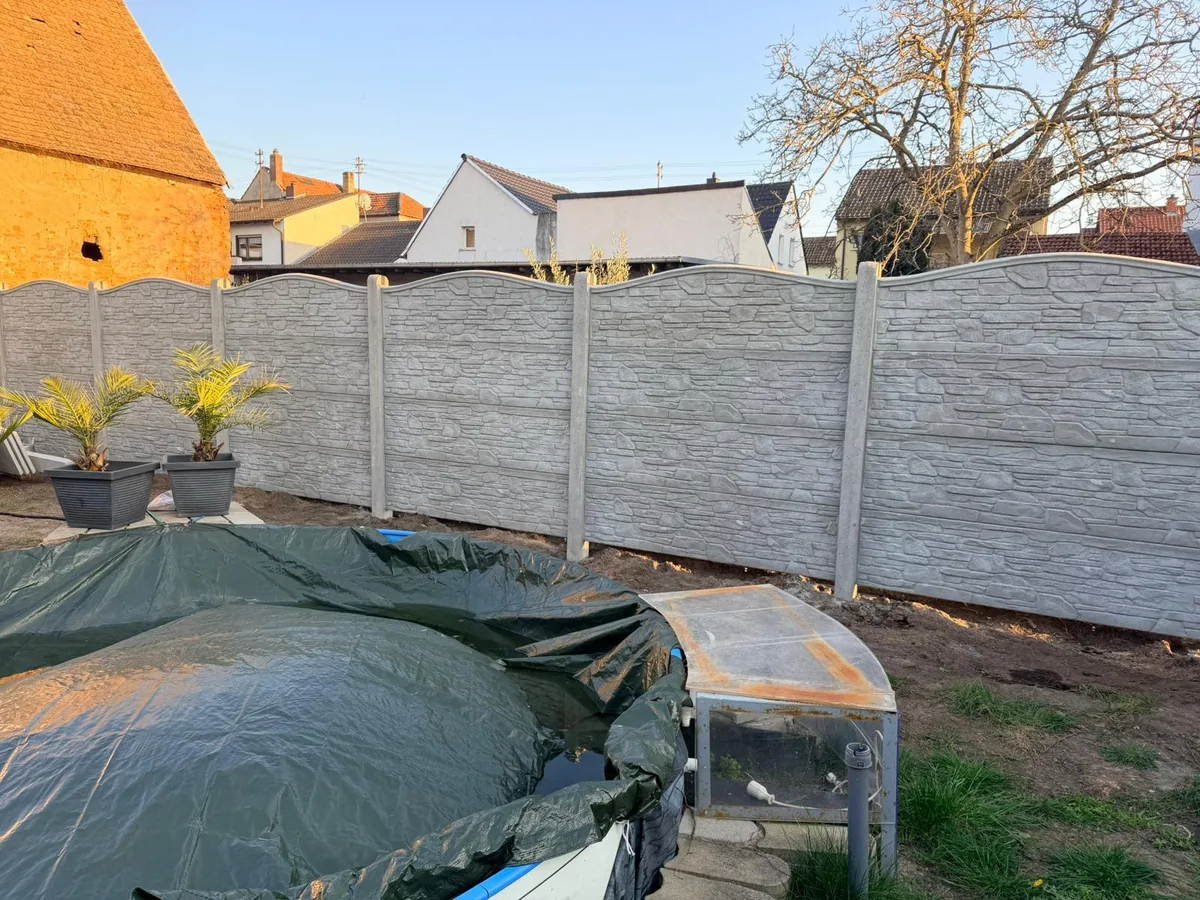Betonzaun Projekt Modell 11 – Miko Beton Zaun
