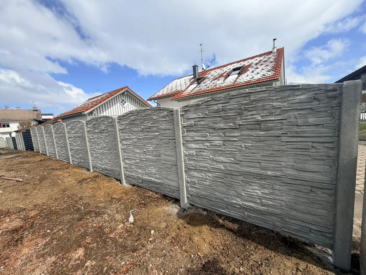 Betonzaun Projekt Modell 13 – Miko Beton Zaun