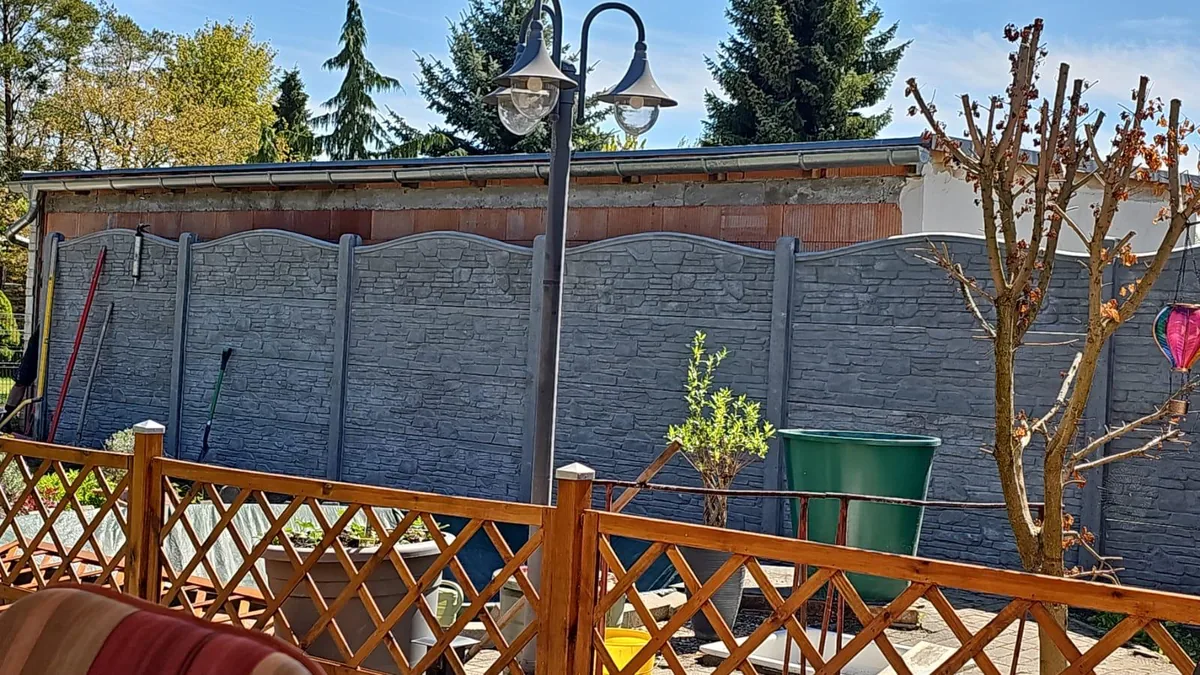 Betonzaun Projekt Modell 42 – Miko Beton Zaun