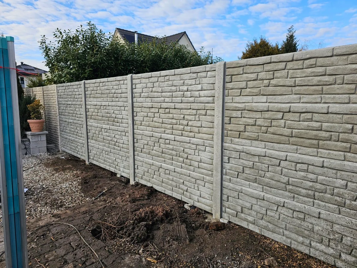 Betonzaun Projekt Modell 43 – Miko Beton Zaun