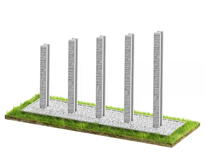 Betonzaun Zubeh&ouml;r Modell 7 – Miko Beton Zaun