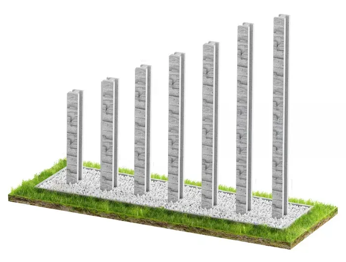 Betonzaun Zubeh&ouml;r Modell 8 – Miko Beton Zaun