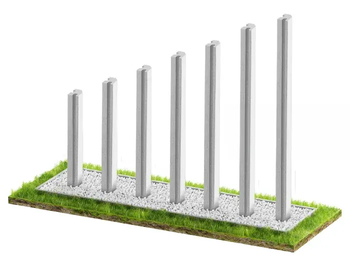 Betonzaun Zubeh&ouml;r Modell 2 – Miko Beton Zaun