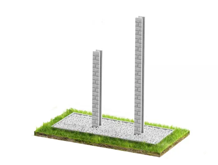 Betonzaun Zubeh&ouml;r Modell 3 – Miko Beton Zaun