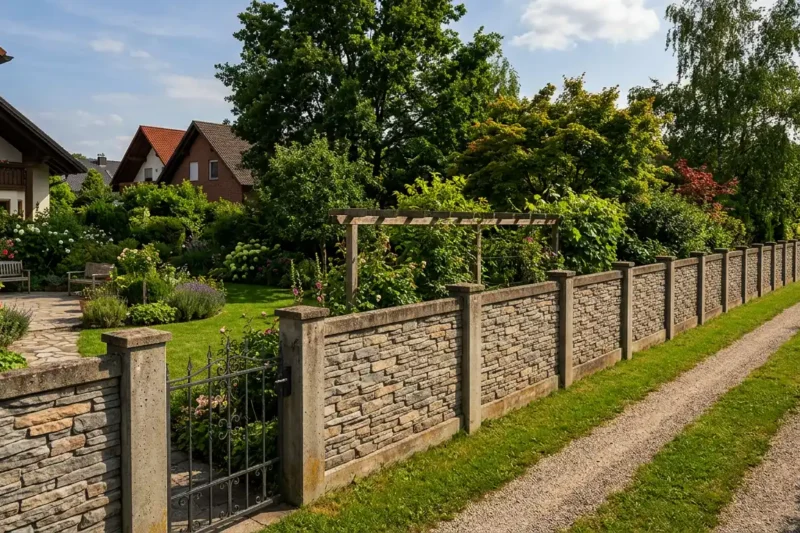 Betonzaun beidseitig – Wann lohnt sich die Investition wirklich? – Miko Beton Zaun