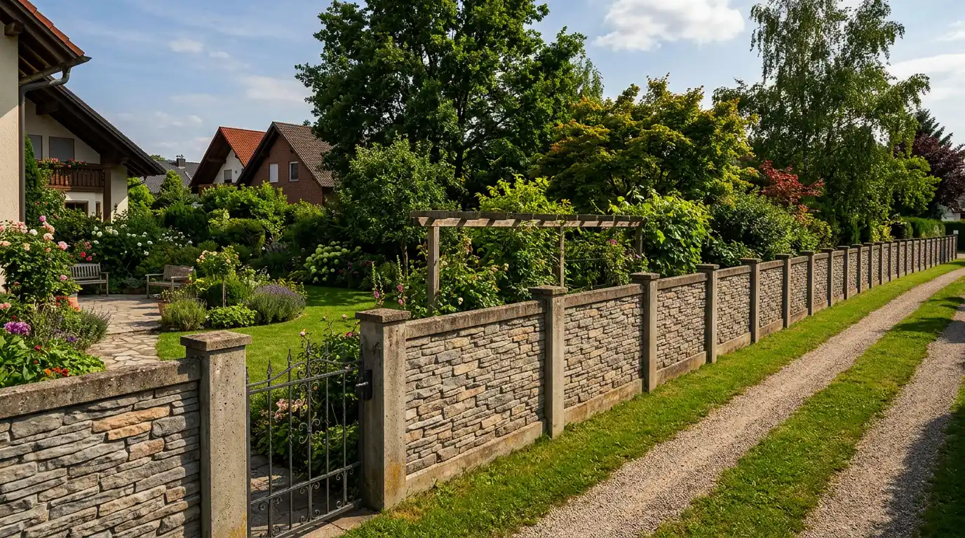 Betonzaun beidseitig – Wann lohnt sich die Investition wirklich? – Miko Beton Zaun